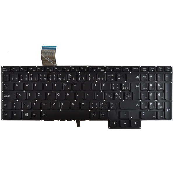 Lenovo Legion 5-15ACH6H  tastatură pentru notebook, fără ramă, negru CZ/SK, cu iluminare din spate