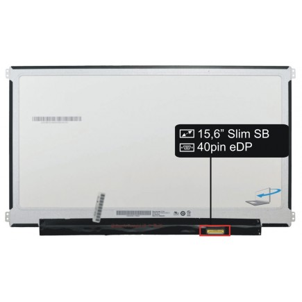 Display-ul notebook-ului Dell Inspiron 15 Gaming 756715,6" 4K UHD LED 40 pin eDP SLIM SB - Lucios