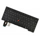 Lenovo ThinkPad P14s Gen 5 tastatură pentru notebook-ul CZ/SK culoarea Negru, iluminat din spate, cu cadru