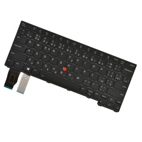Lenovo ThinkPad L13 GEN 3 tastatură pentru notebook-ul CZ/SK culoarea negru, cu cadru, iluminat din spate