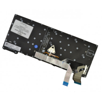 Lenovo ThinkPad L13 2-IN-1 GEN 5 tastatură pentru notebook-ul CZ/SK culoarea negru, cu cadru, iluminat din spate